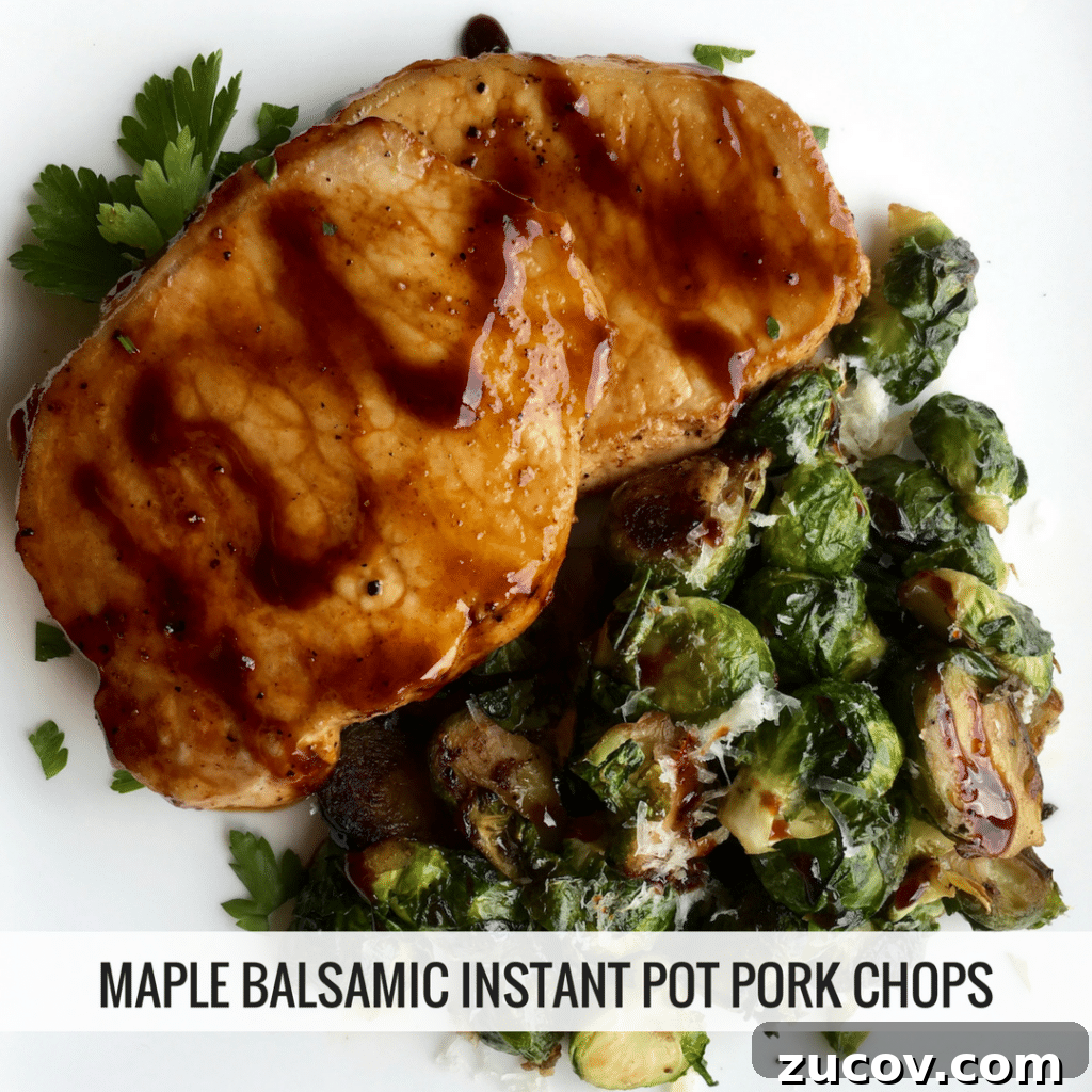 Maple Balsamic Pork Chops in the Instant Pot: Tender & Glazed 2 img 86 1