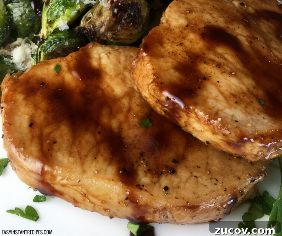 Maple Balsamic Pork Chops in the Instant Pot: Tender & Glazed 3 img 86 2