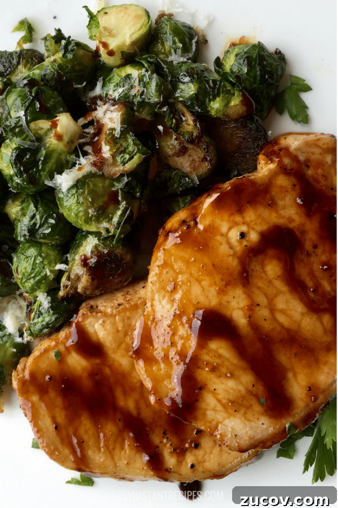 Maple Balsamic Pork Chops in the Instant Pot: Tender & Glazed 4 img 86 3