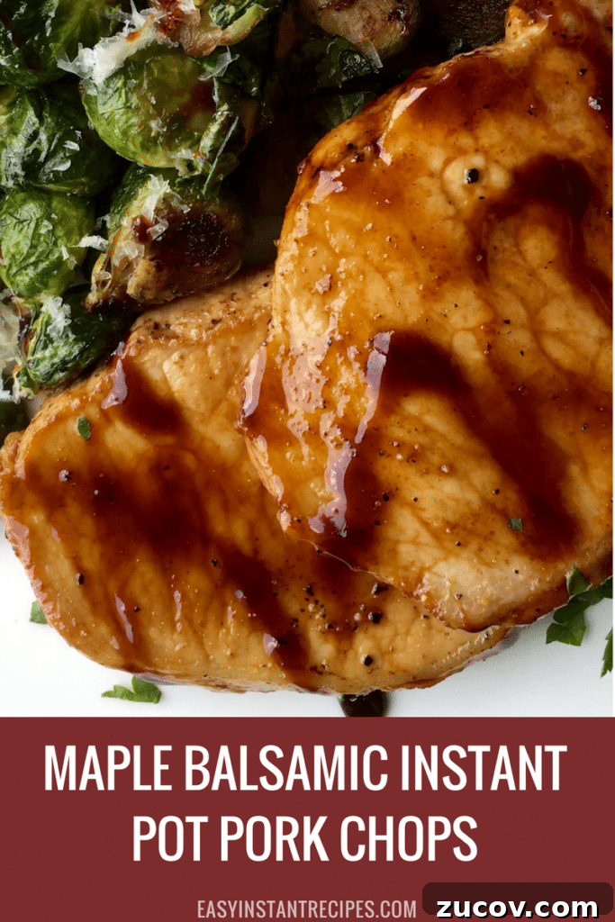 Maple Balsamic Pork Chops in the Instant Pot: Tender & Glazed 5 img 86 4