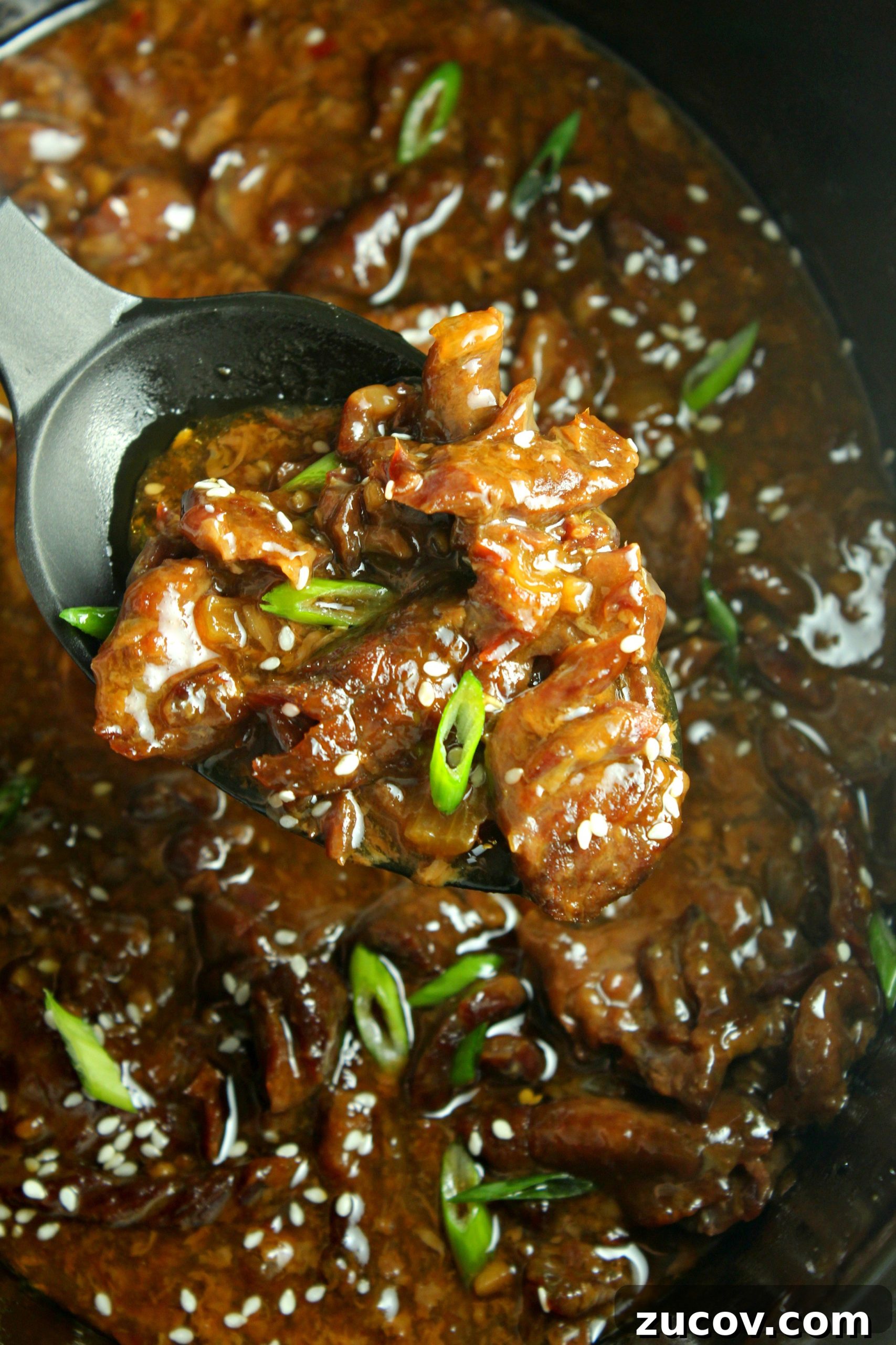 Korean-Style Slow Cooker Beef with Savory Sauce 2 Slow Cooker Korean Beef