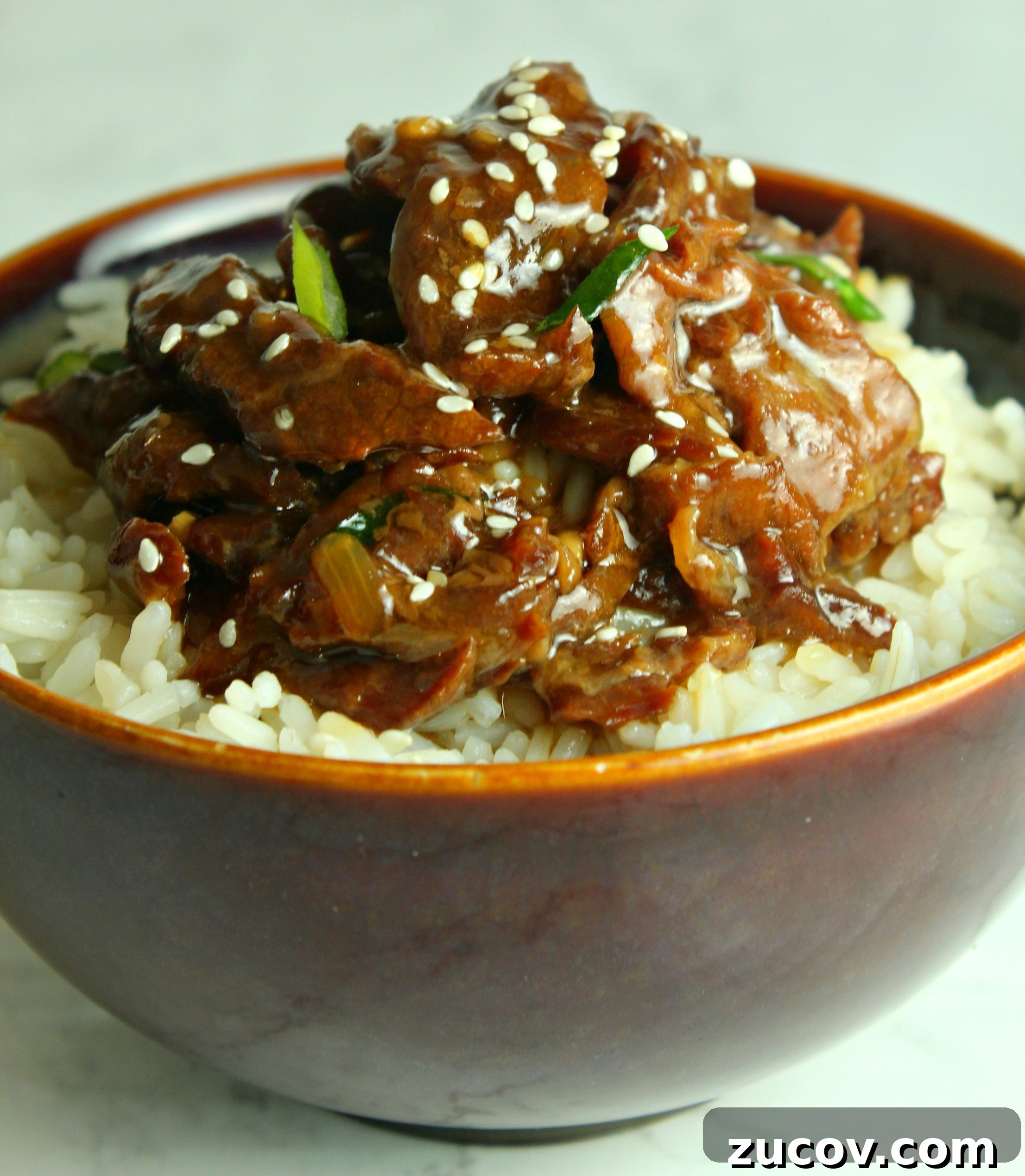 Korean-Style Slow Cooker Beef with Savory Sauce 7 Family favorite