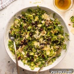 Spiced Maple Brussels Sprouts Salad with Toasted Pecans and Cranberries 10 img 90040 9