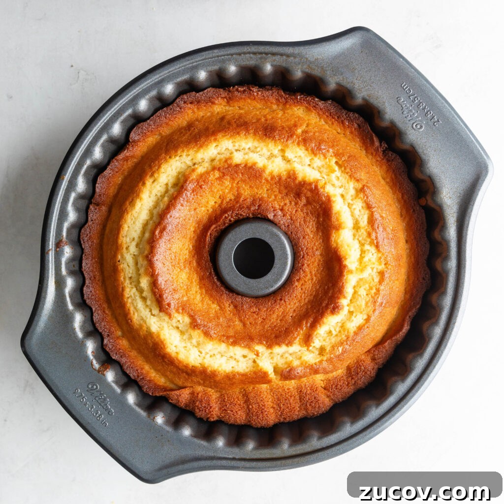 7-Up Pound Cake Recipe: Classic Southern Soul Food Treat 14 7-up pound cake fresh from the oven