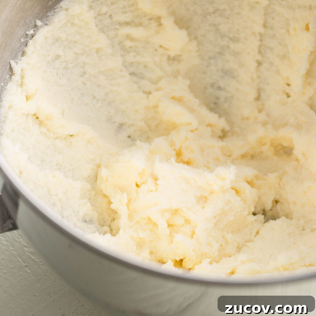 7-Up Pound Cake Recipe: Classic Southern Soul Food Treat 8 mixing sugar into creamy butter