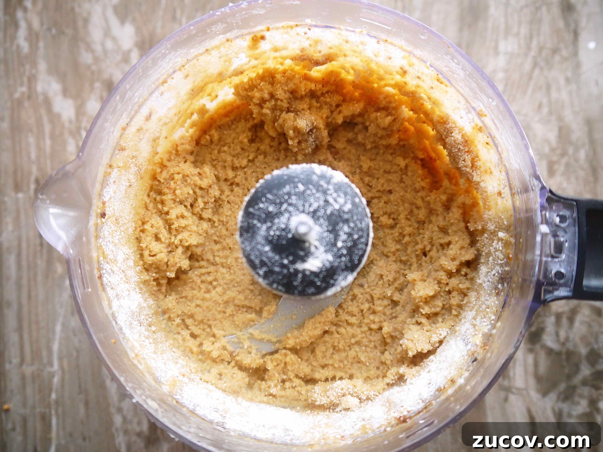Paleo Chocolate Mousse Truffles Recipe for Decadent Snack 4 Cookie dough in a food processor.