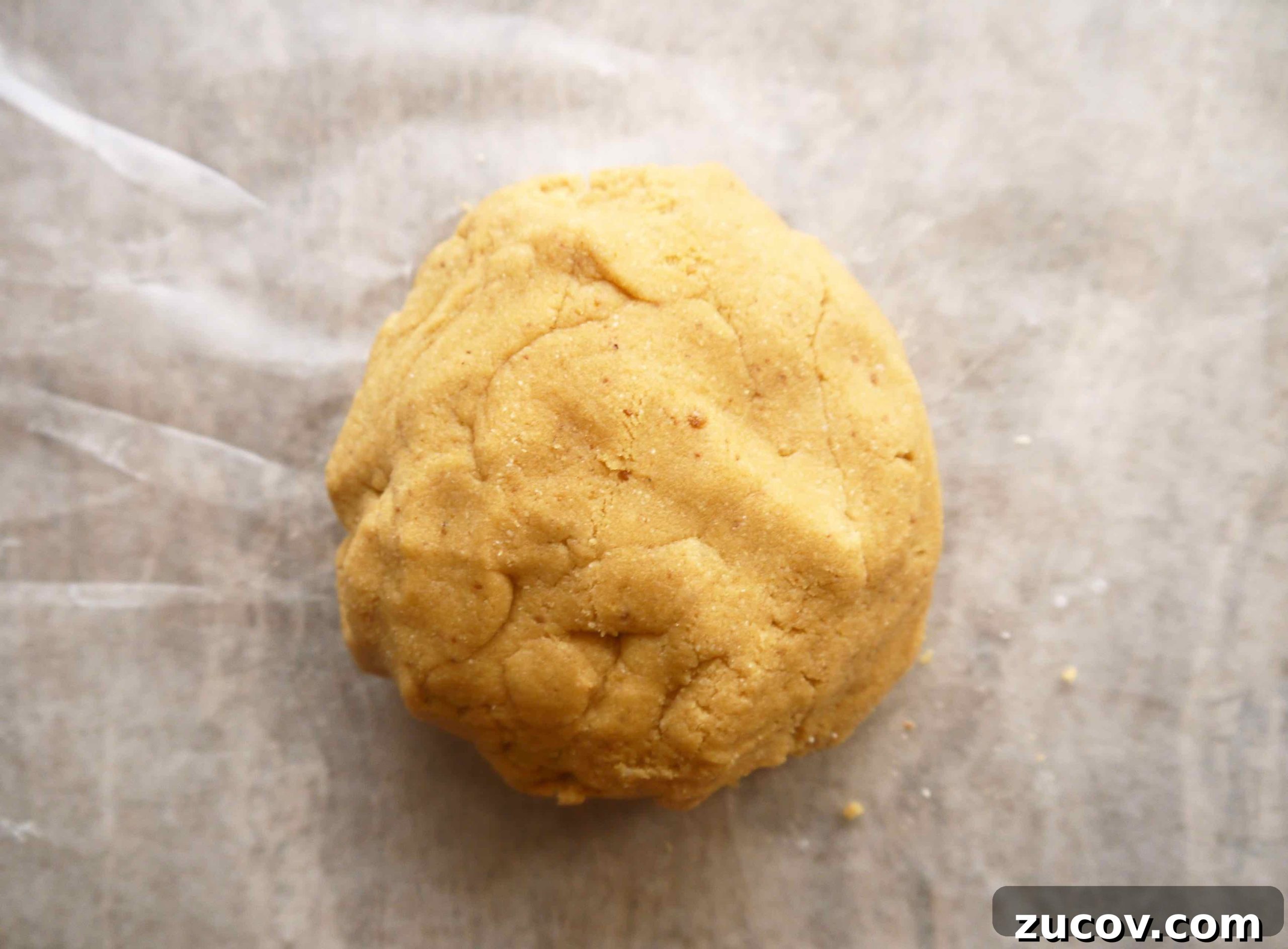 Paleo Chocolate Mousse Truffles Recipe for Decadent Snack 5 Cookie dough rolled into a ball.