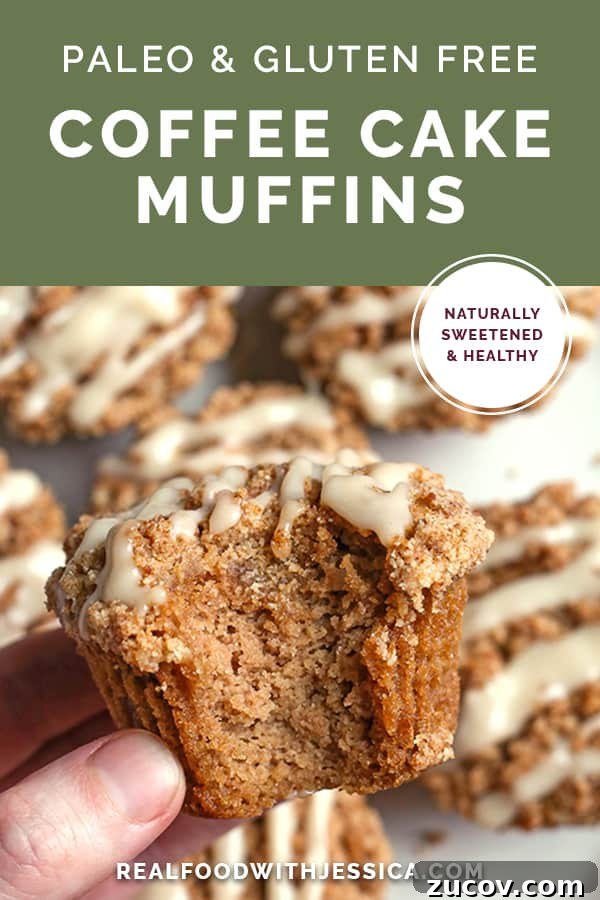 Paleo Coffee Cake Muffins Recipe — Gluten-Free Morning Treat 10 paleo coffee cake muffins with text