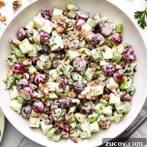 A classic Waldorf salad.