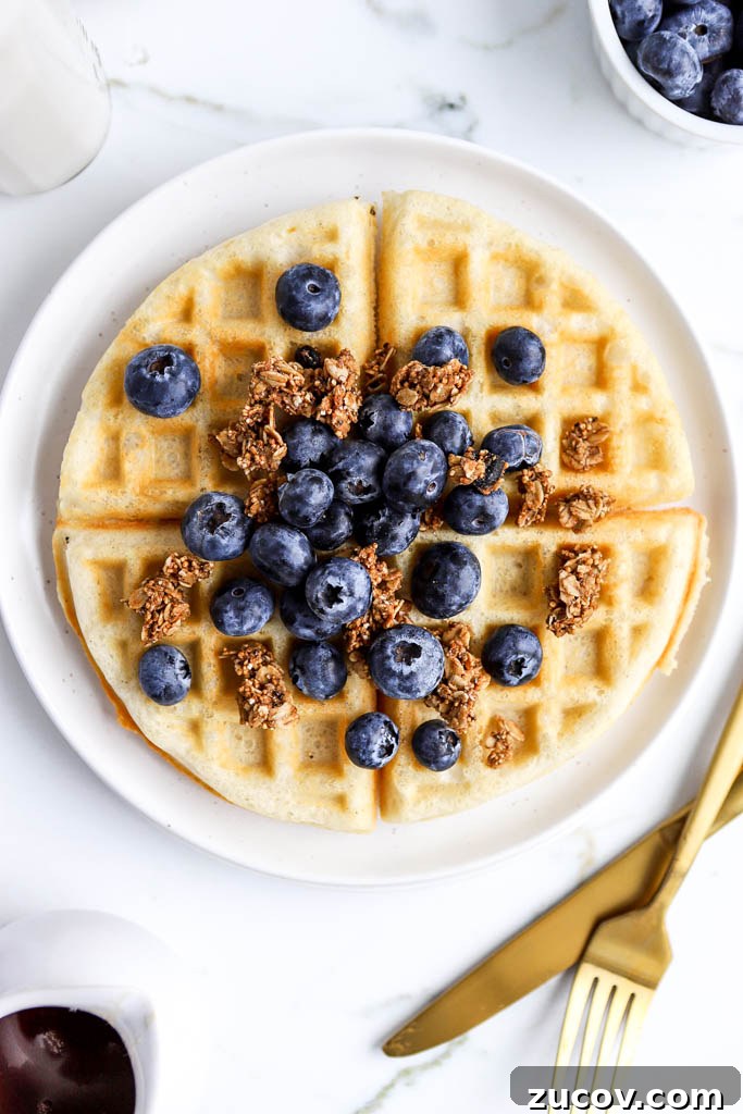 Vegan Gluten-Free Protein Waffles Recipe for Breakfast 3 protein waffle recipe for busy mornings