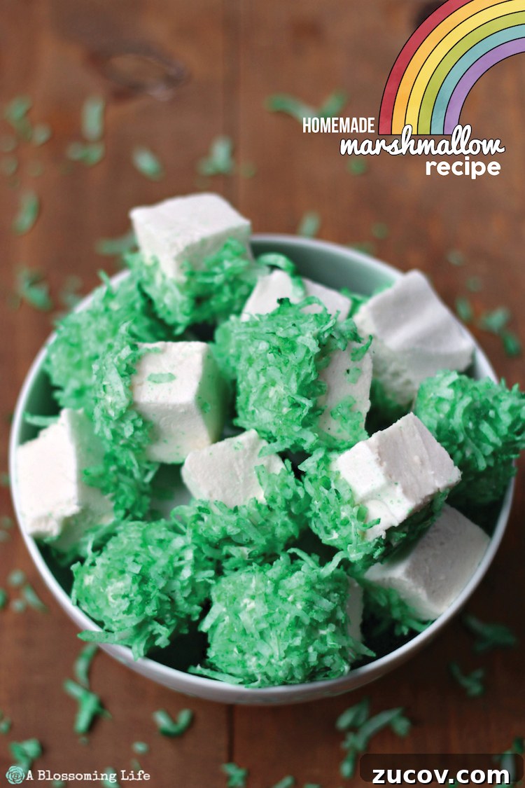 How to Make Homemade Marshmallows: Light, Fluffy & Pillowy 2 Homemade Marshmallow St Patrick's Day