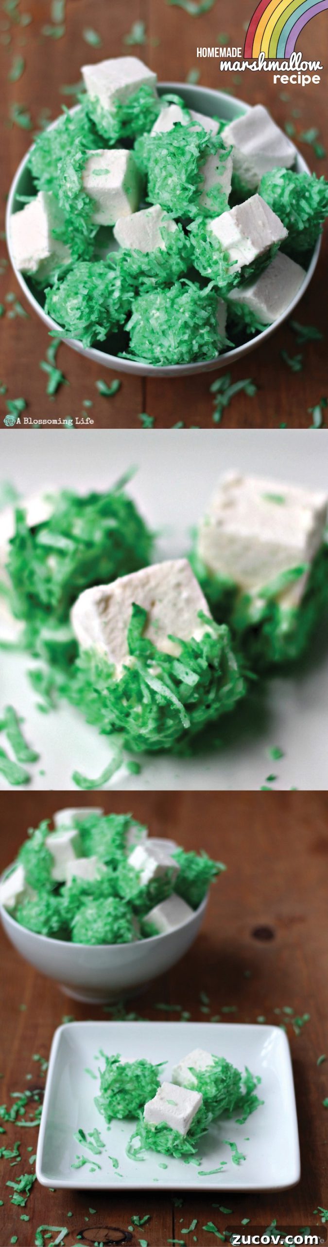 How to Make Homemade Marshmallows: Light, Fluffy & Pillowy 4 How to make Homemade Marshmallows for St Patrick's Day
